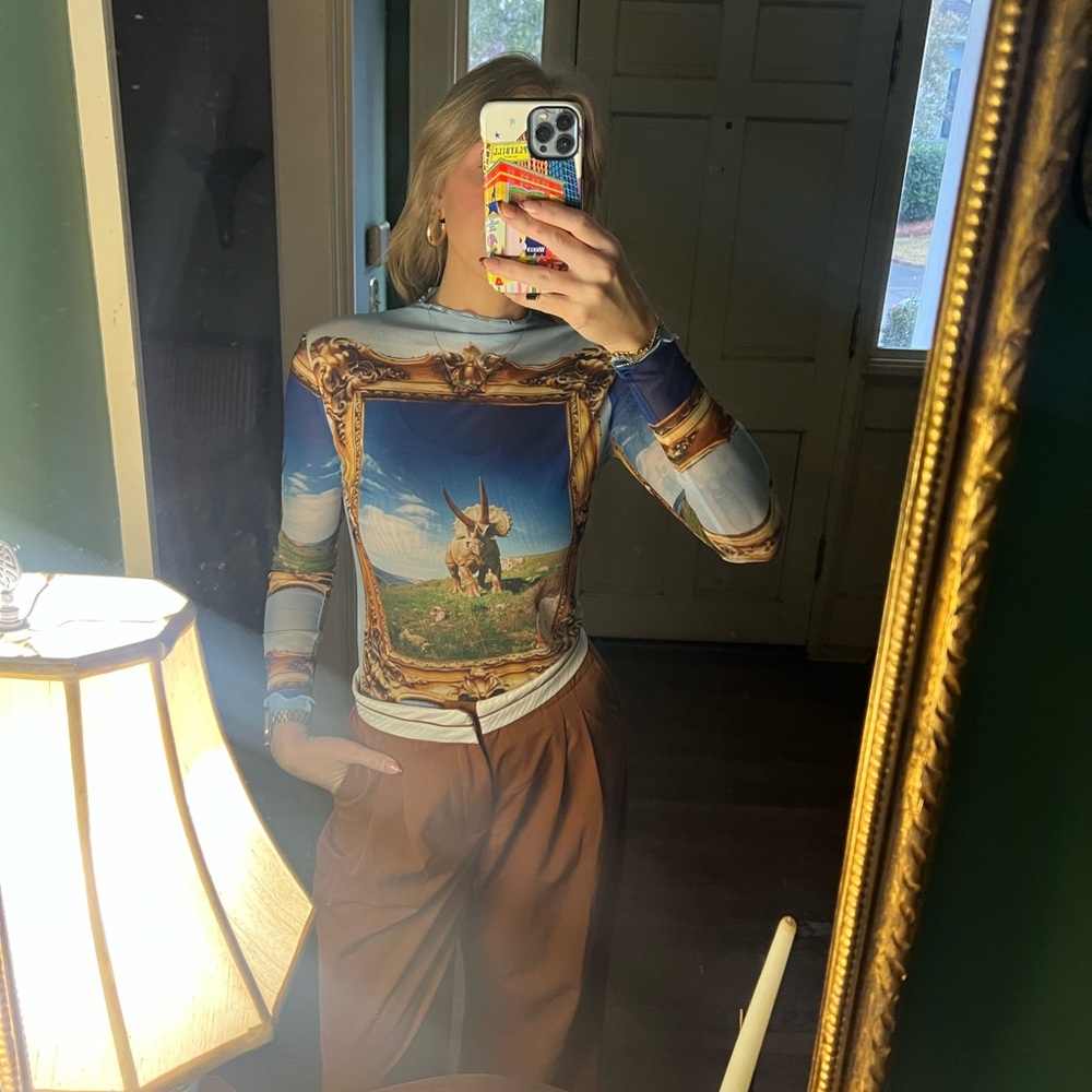 Artistic Long Sleeve Top